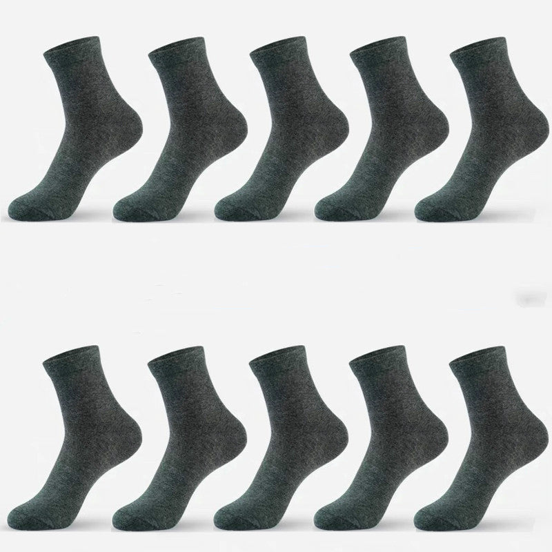 10 pairs of plain business stockings
