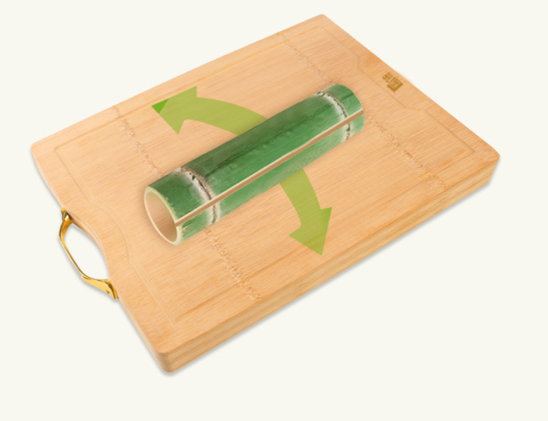 Whole bamboo bamboo carbonization process cutting board cutting board