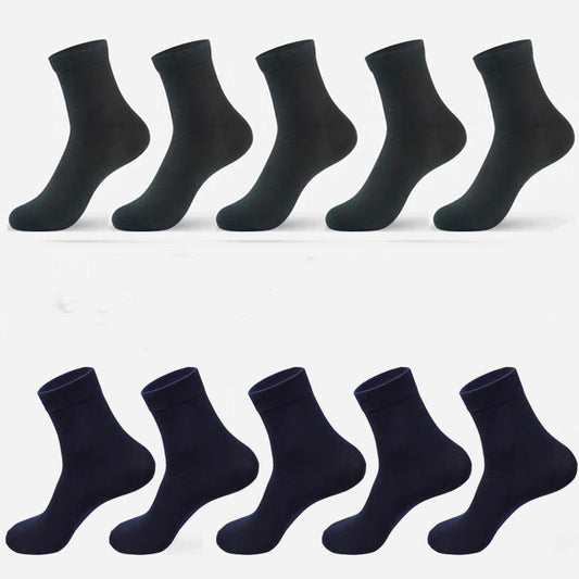 10 pairs of plain business stockings