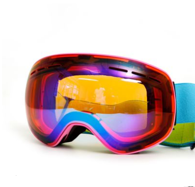 Double Layer Anti Fog Men's Large Spherical Ski Goggles