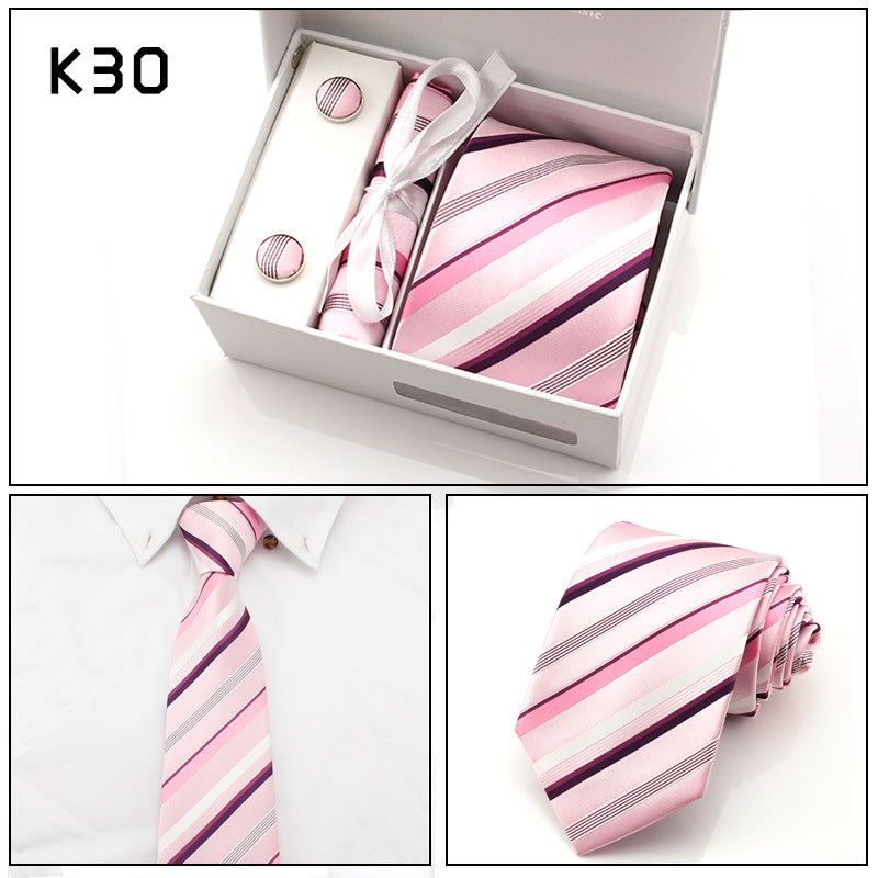 Six-piece men's formal tie