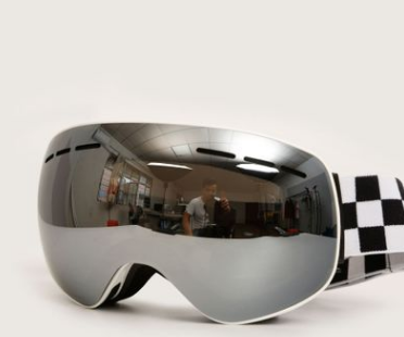 Double Layer Anti Fog Men's Large Spherical Ski Goggles