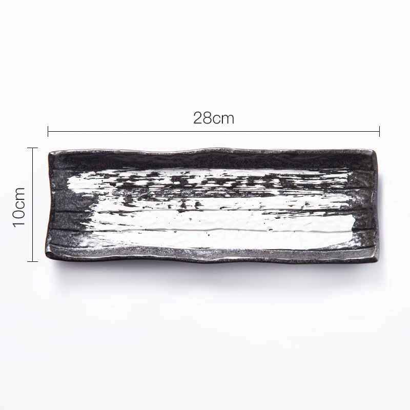 Sashimi Long Saury Rectangular Plate