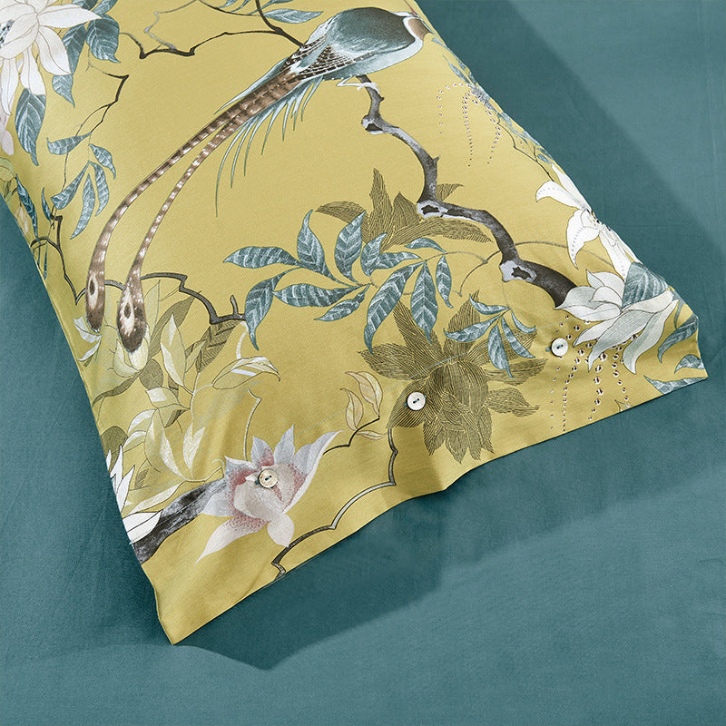 Printed Four-Piece Duvet Cover Set