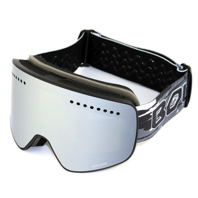Cylindrical Magnet Ski Goggles Double Anti-Fog Ski Glasses