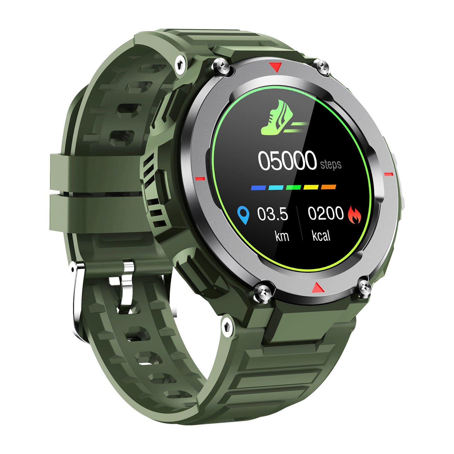 S25 Round Screen Smart Sports Watch Large Battery Long Standby