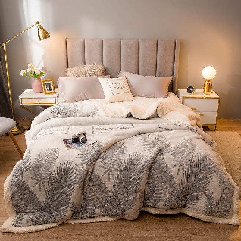 Thickened Winter Warm Single Quilt Blanket