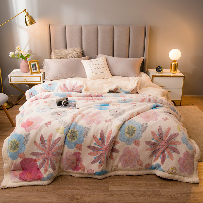Thickened Winter Warm Single Quilt Blanket
