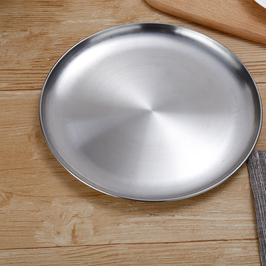 Stainless Steel Barbecue Plate Fruit Plate