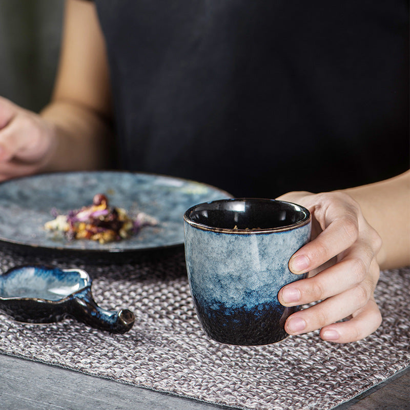 Creative Retro Japanese Ceramic Teacup Wine Glass