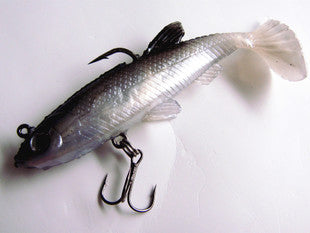 Black and White Sea bass Bait T Soft