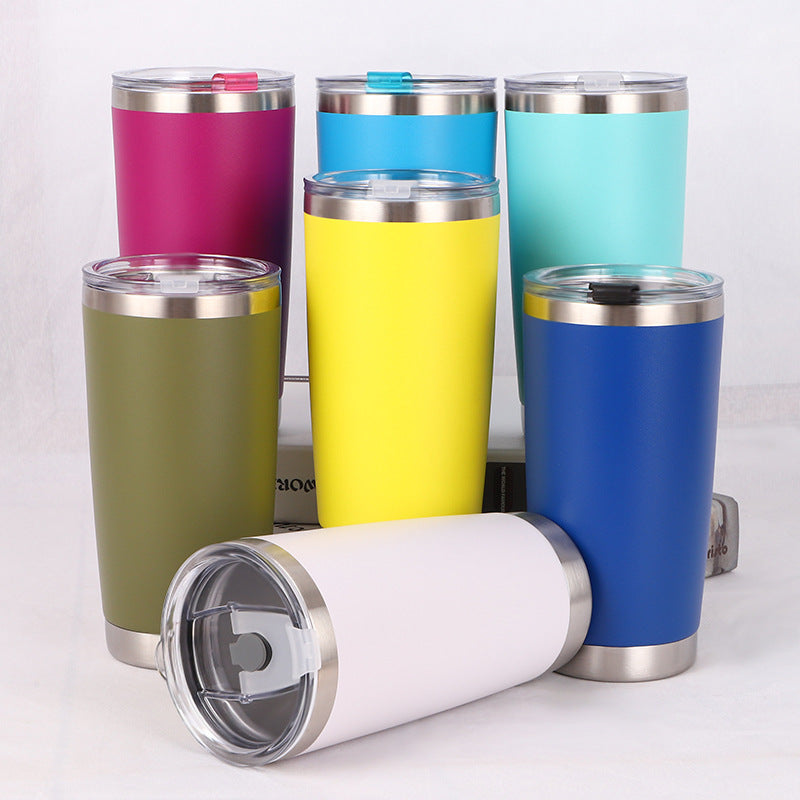20oz double-layer stainless steel vacuum car mug