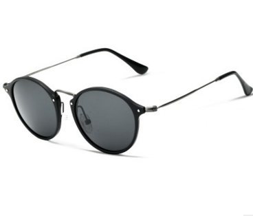 Marke Designer Fashion Unisex Sonnenbrille Polarisierte Beschichtung Spiegel Sonnenbrille Runde