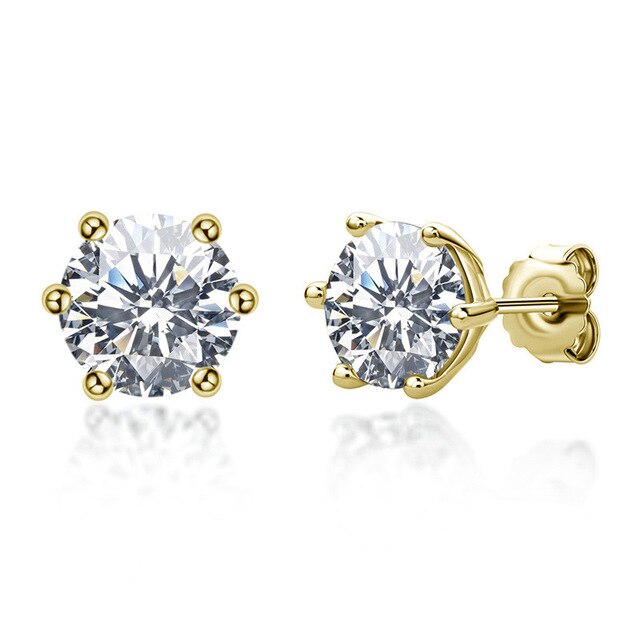 0.5 carat moissanite earrings