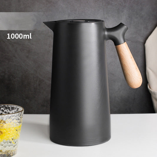 S\'Dream Nordic Wood Handle Large Capacity  Household Hot Water Kettle Stainless Steel  Small