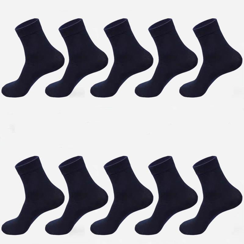 10 pairs of plain business stockings