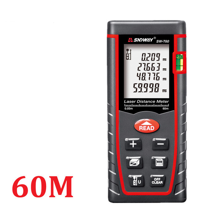 Range finder 80 meters 100 meters high precision infrared measuring instrument laser electronic ruler