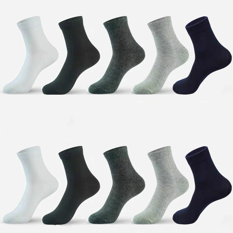 10 pairs of plain business stockings