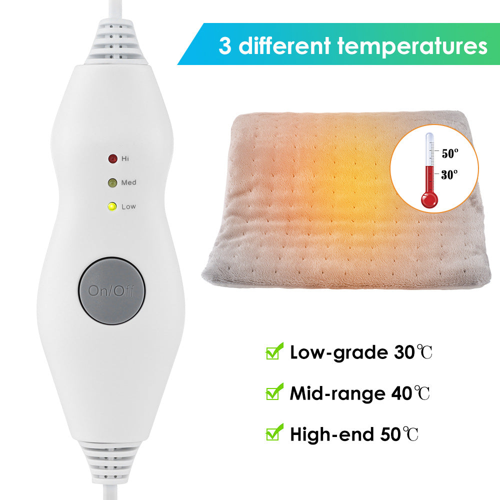 Coral Fleece Warm Cover Blanket Heating Cushion In Winter