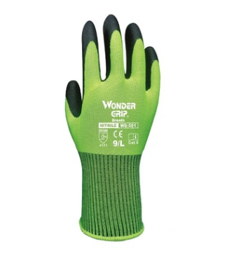 Ultra-thin wear-resistant anti-skid handling gardening gloves WG501 fluorescent yellow