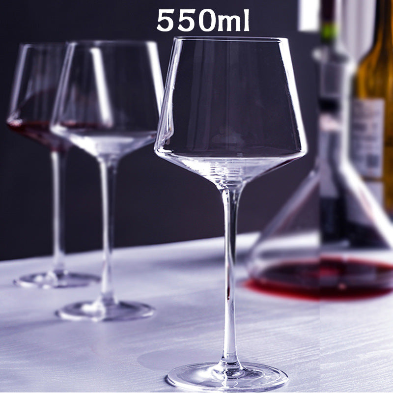 Creative European Style Goblet Lead-free Glass Burgundy Wine Glass