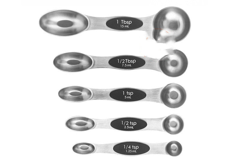Stainless steel double-head measuring spoon