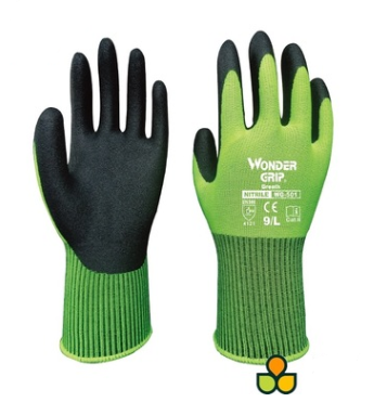 Ultra-thin wear-resistant anti-skid handling gardening gloves WG501 fluorescent yellow