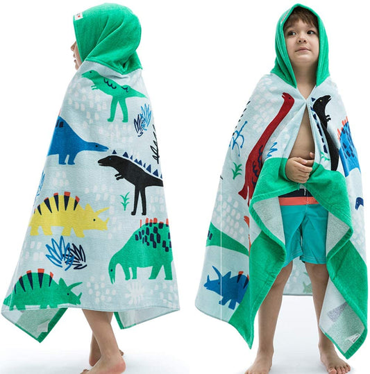 99DIY Custom Beach Bath Towel With Hood For Kids Toddlers Boys Girls Super Soft Absorbent Cotton For Bath Pool Beach Swim Coverups Bathrobe Made In China