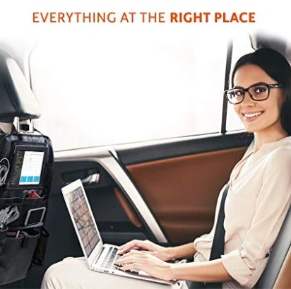 Compatible with Apple, Car Back Seat Storage Bag