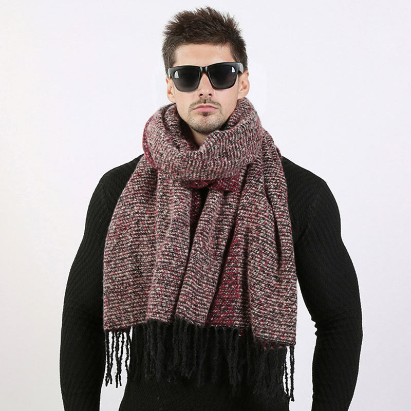 College Style Couple Circle Yarn Scarf Trend
