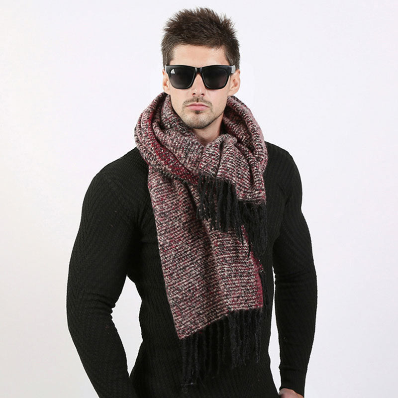 College Style Couple Circle Yarn Scarf Trend