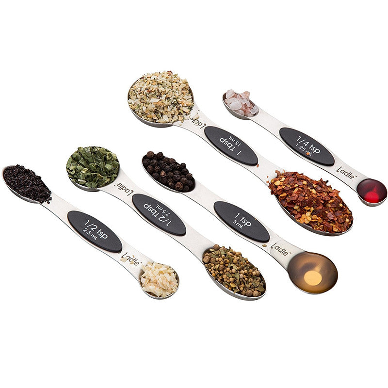 Stainless steel double-head measuring spoon