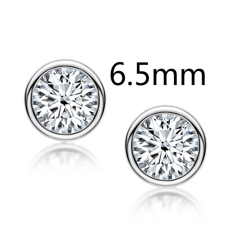0.5-2 Carat 925 Sterling Silver Personalized Design Earrings