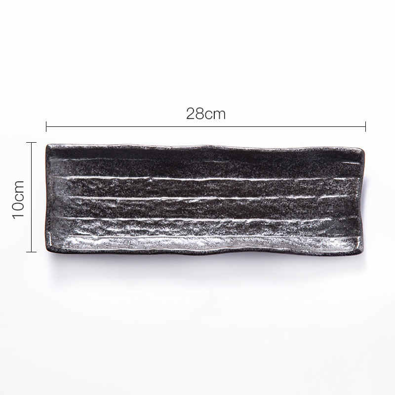Sashimi Long Saury Rectangular Plate