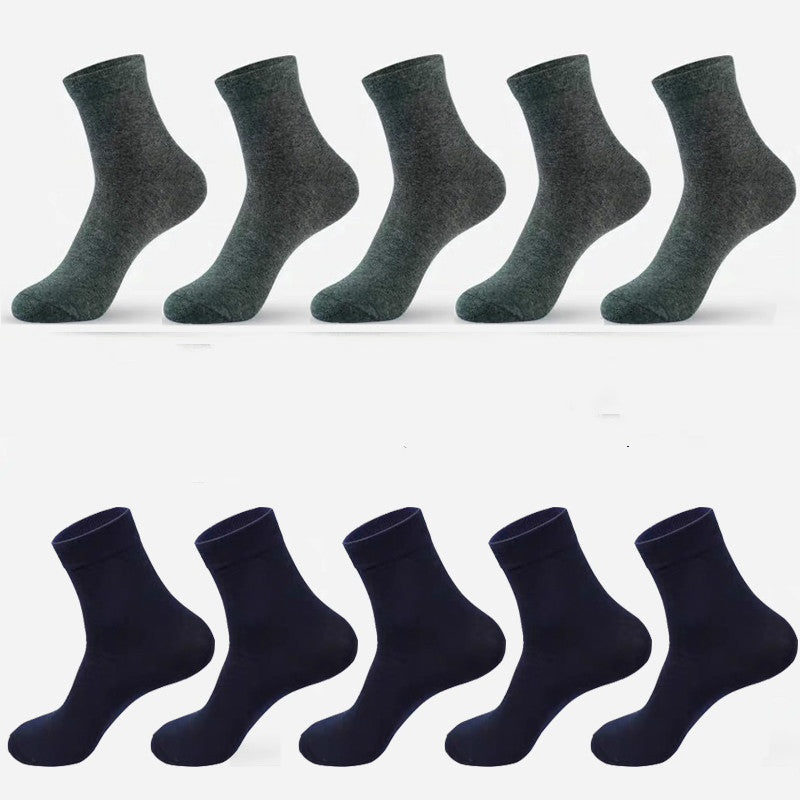 10 pairs of plain business stockings