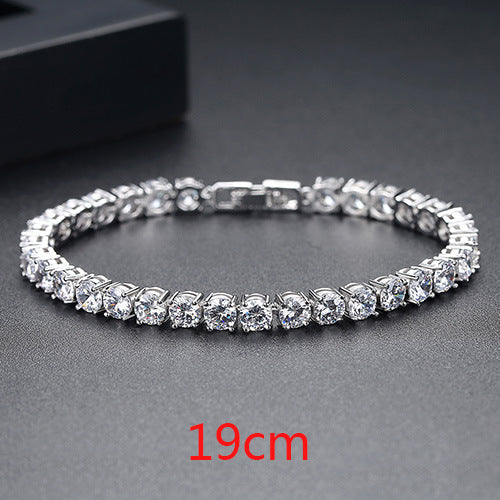 Golden Caratami Copper Bracelet Zircon Bracelet