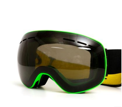 Double Layer Anti Fog Men's Large Spherical Ski Goggles