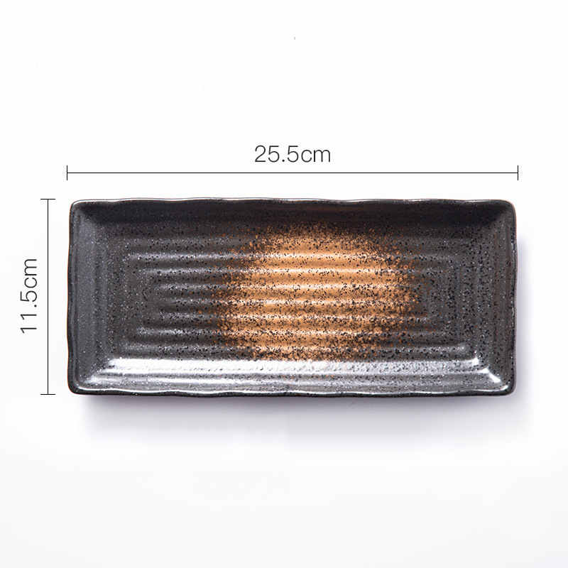 Sashimi Long Saury Rectangular Plate