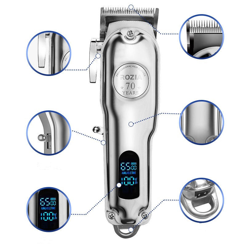 LCD digital display hair clipper retro