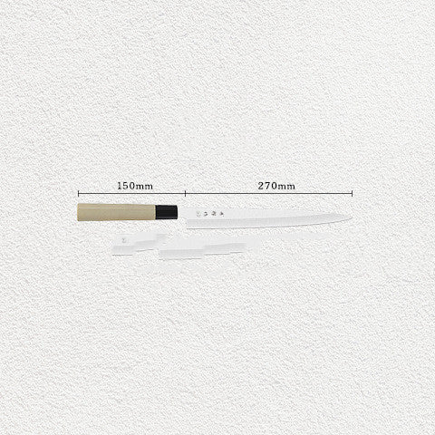 Japanese Sakai Fudo Sashimi Knife, Japanese Style Sashimi Knife