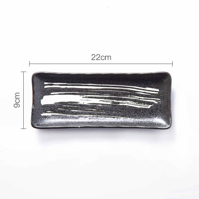 Sashimi Long Saury Rectangular Plate