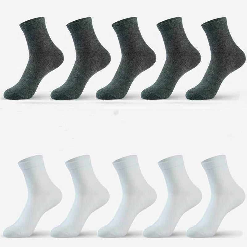 10 pairs of plain business stockings