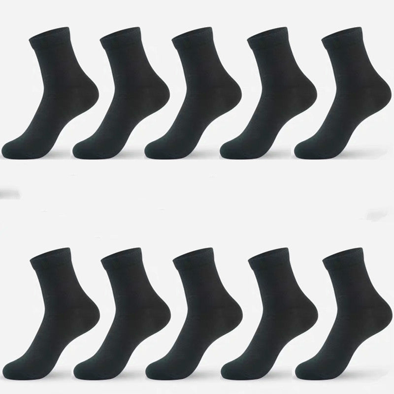 10 pairs of plain business stockings