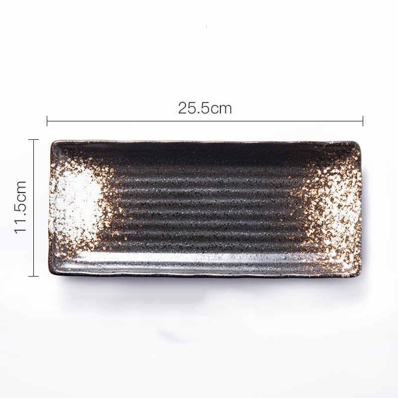 Sashimi Long Saury Rectangular Plate