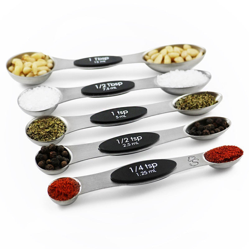 Stainless steel double-head measuring spoon