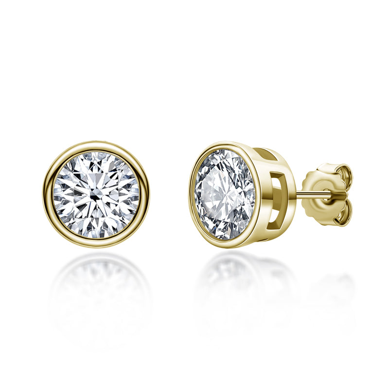 0.5-2 Carat 925 Sterling Silver Personalized Design Earrings