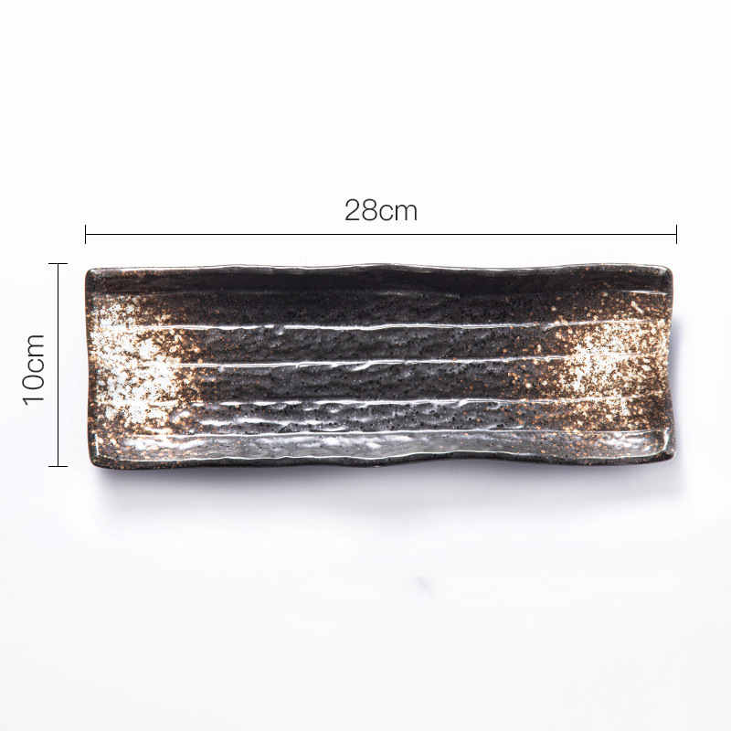 Sashimi Long Saury Rectangular Plate