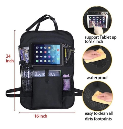 Compatible with Apple, Car Back Seat Storage Bag