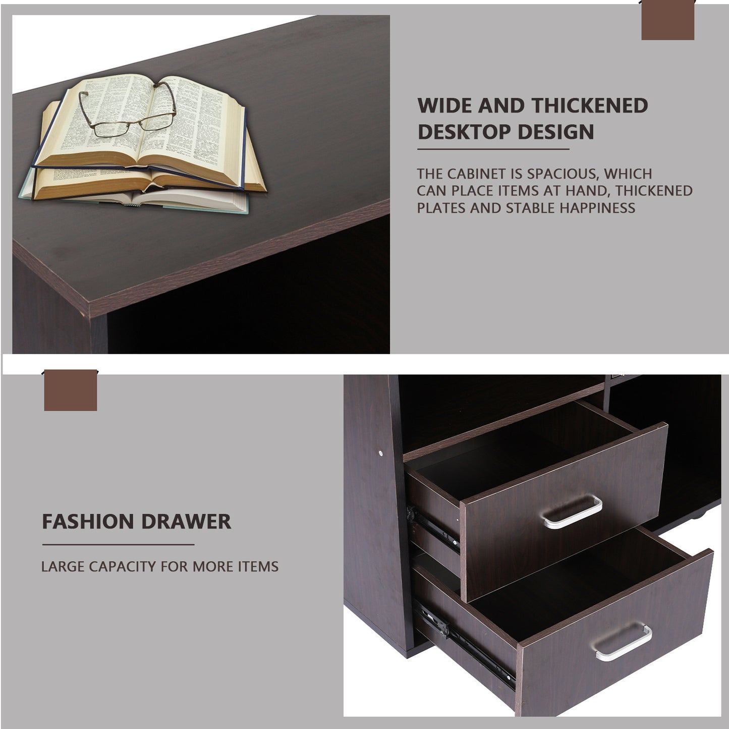 File Cabinet Mobile Lateral Filing Cabinet with Wheels Modern Printer Stand