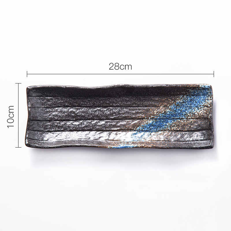 Sashimi Long Saury Rectangular Plate